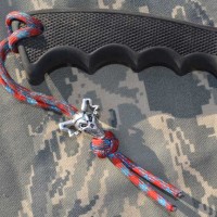 Jester Skull Bead on Lanyard Paracord