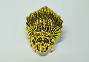 chief paracord bead antique Gold